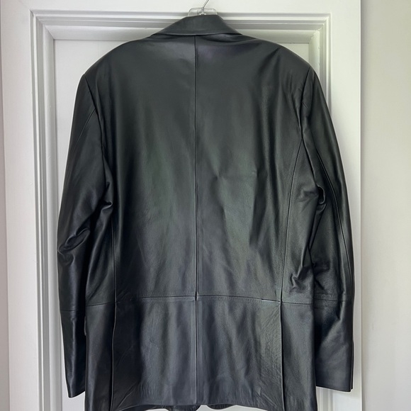 NWOT DI BELLO Men’s Genuine Soft Leather Jacket ITALY Sz 50 - Picture 3 of 9